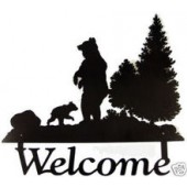 Welcome sign with Bears